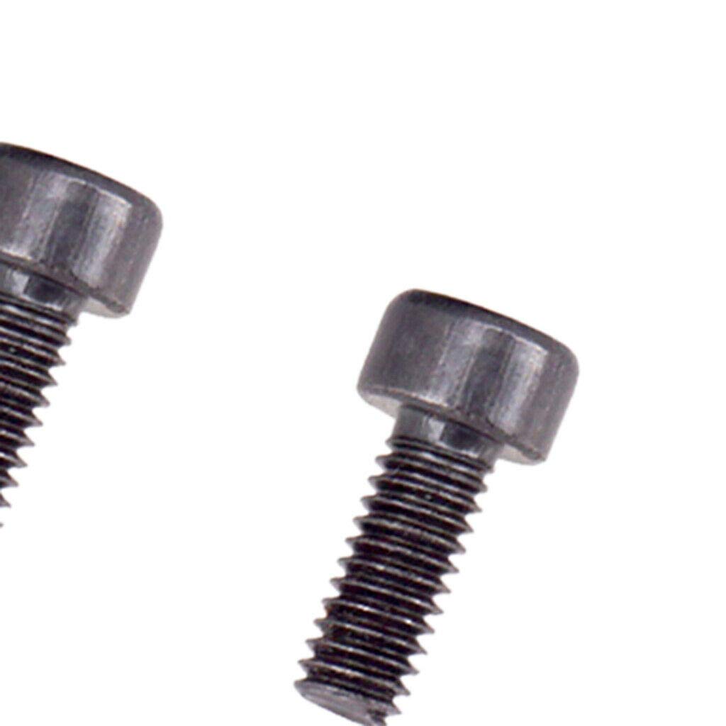 6-Piece Guitar Locking Nut Clamp & Screws Set - Gold & Black Replacement Parts for Electric Guitars - Perfect for Guitar Maintenance, Upgrades & DIY Repairs