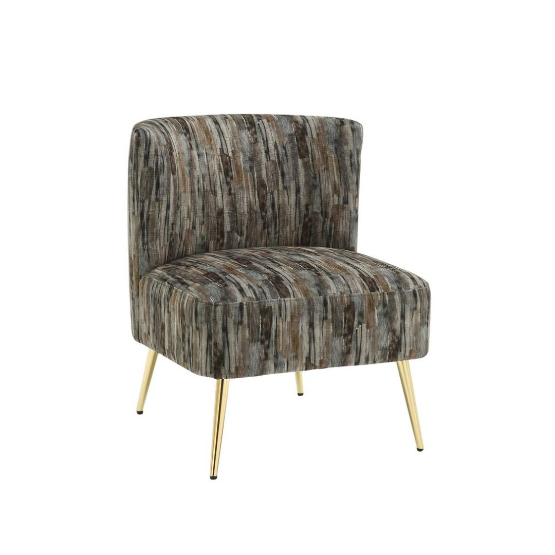 Fran Slipper Chair - Modern Accent Chair for Living Room, Bedroom & Office - Comfortable Upholstered Lounge Chair with Sturdy Wooden Legs - Perfect for Reading, Relaxing & Small Spaces