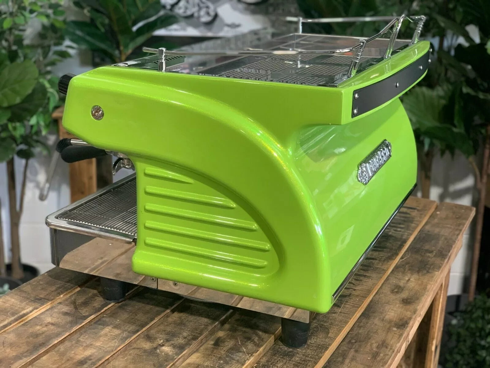 Expobar Ruggero 2 Group Commercial Espresso Machine - Green - Perfect for Cafes, Restaurants, and Coffee Shops