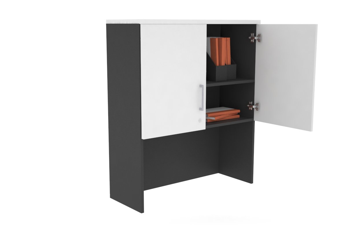 Open Hutch with Shelves and Small Doors - 31.5