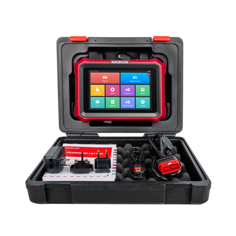 KINGBOLEN K8 Elite OBD2 Scanner - Wireless Car Diagnostic Tool with Lifetime Updates, ECU Coding, Bi-Directional Control & 34+ Resets for CANFD/DOIP/FCA AutoAuth Vehicles | Perfect for Mechanics & DIY Car Repairs