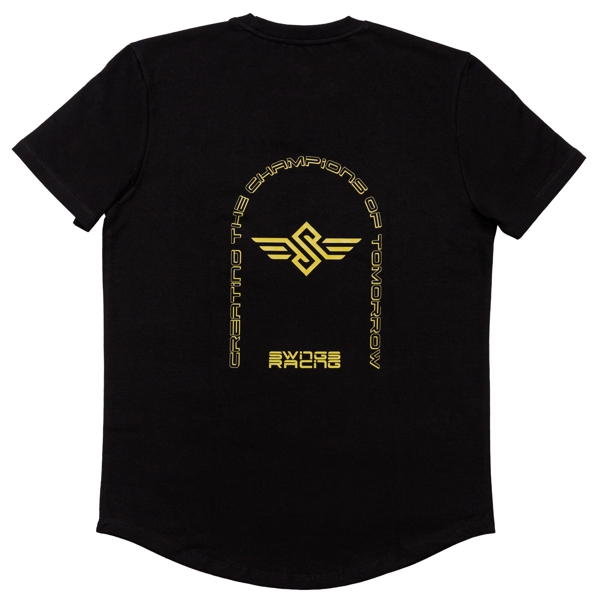 Swings Racing Tee Black - Men's Graphic T-Shirt for Motorsport Fans - Perfect for Racing Events & Casual Wear