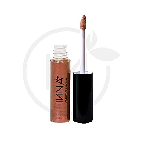 100% Natural Organic Vegan Lip Gloss with Coconut Oil & Shea Butter - Gluten Free, Cruelty Free, Non-GMO - Made in USA - 0.18 oz - Perfect for Daily Moisture & Natural Makeup Look (Ti Amo Nude with Attitude)