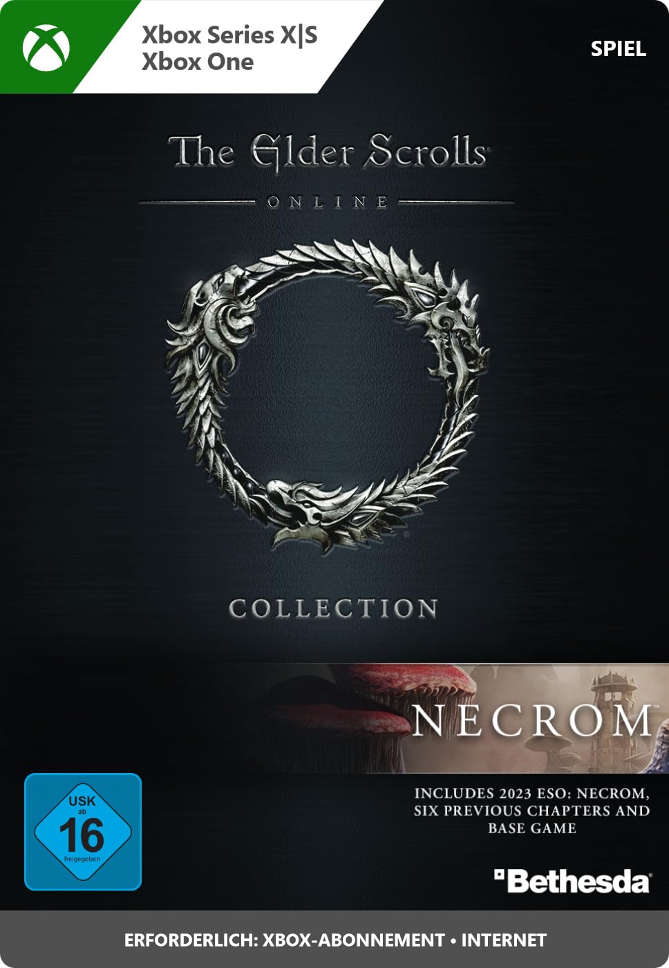 The Elder Scrolls Online Collection: Necrom - Xbox One & Series X|S Digital Download Code | Epic Fantasy MMORPG Adventure for Online Multiplayer Gaming