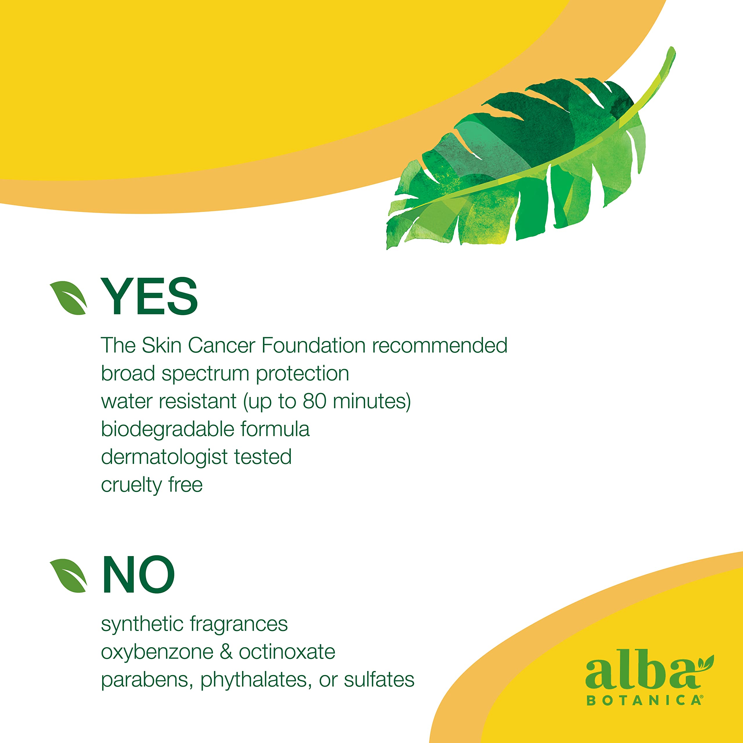 Alba Botanica Hawaiian Green Tea SPF50 Sunscreen - 3 oz (Pack of 6) | Natural Mineral Sunblock for Face & Body | Vegan, Cruelty-Free, Reef-Safe | Perfect for Beach, Pool & Outdoor Activities
