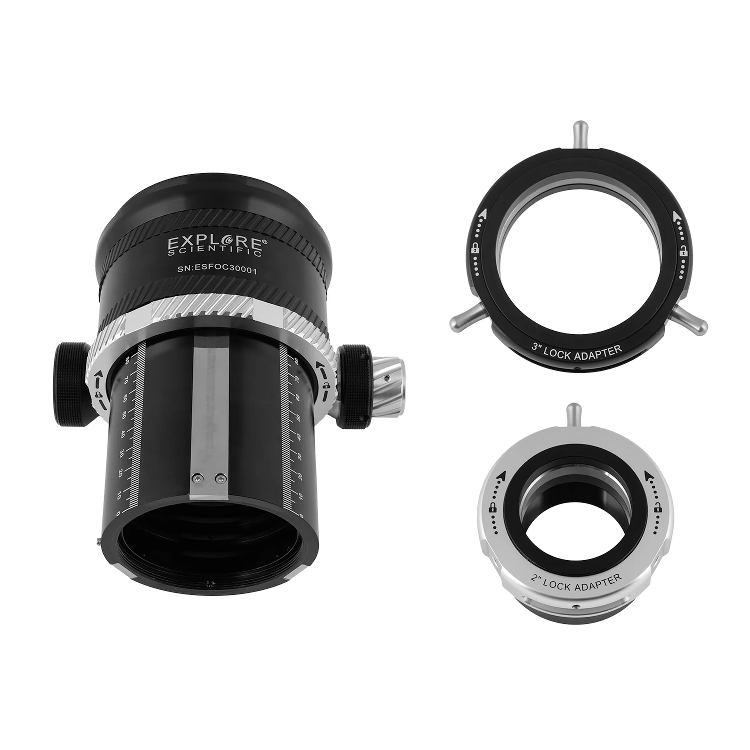 3 Inch Self Centering Focuser (ES FOC3) - Premium Telescope Accessory for Astrophotography & Stargazing