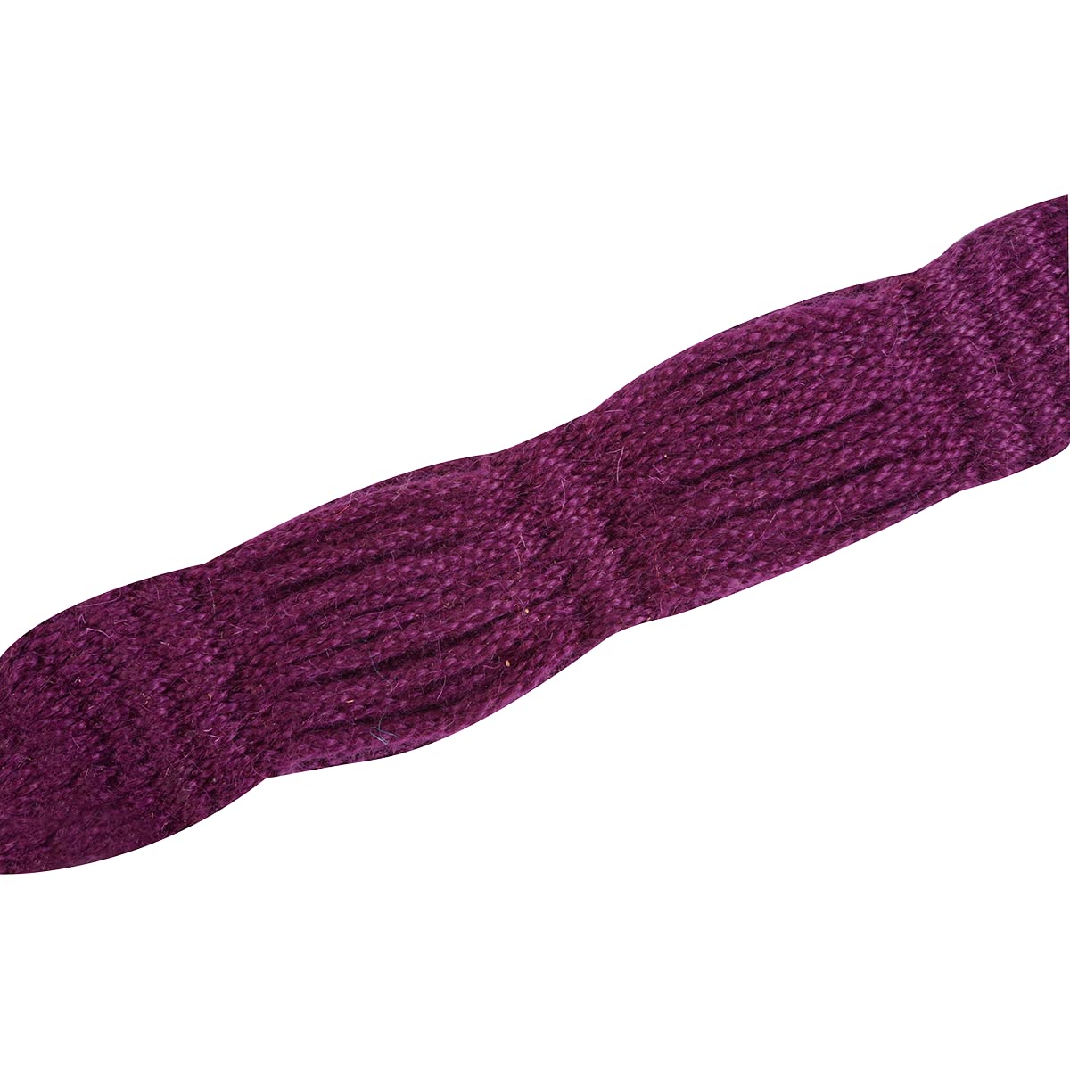 Martin Saddlery 3-inch Mohair Dyed Fiber Breastcollar for Horses - Vibrant Purple Equestrian Accessory | Perfect for Trail Riding, Shows & Western Horse Tack