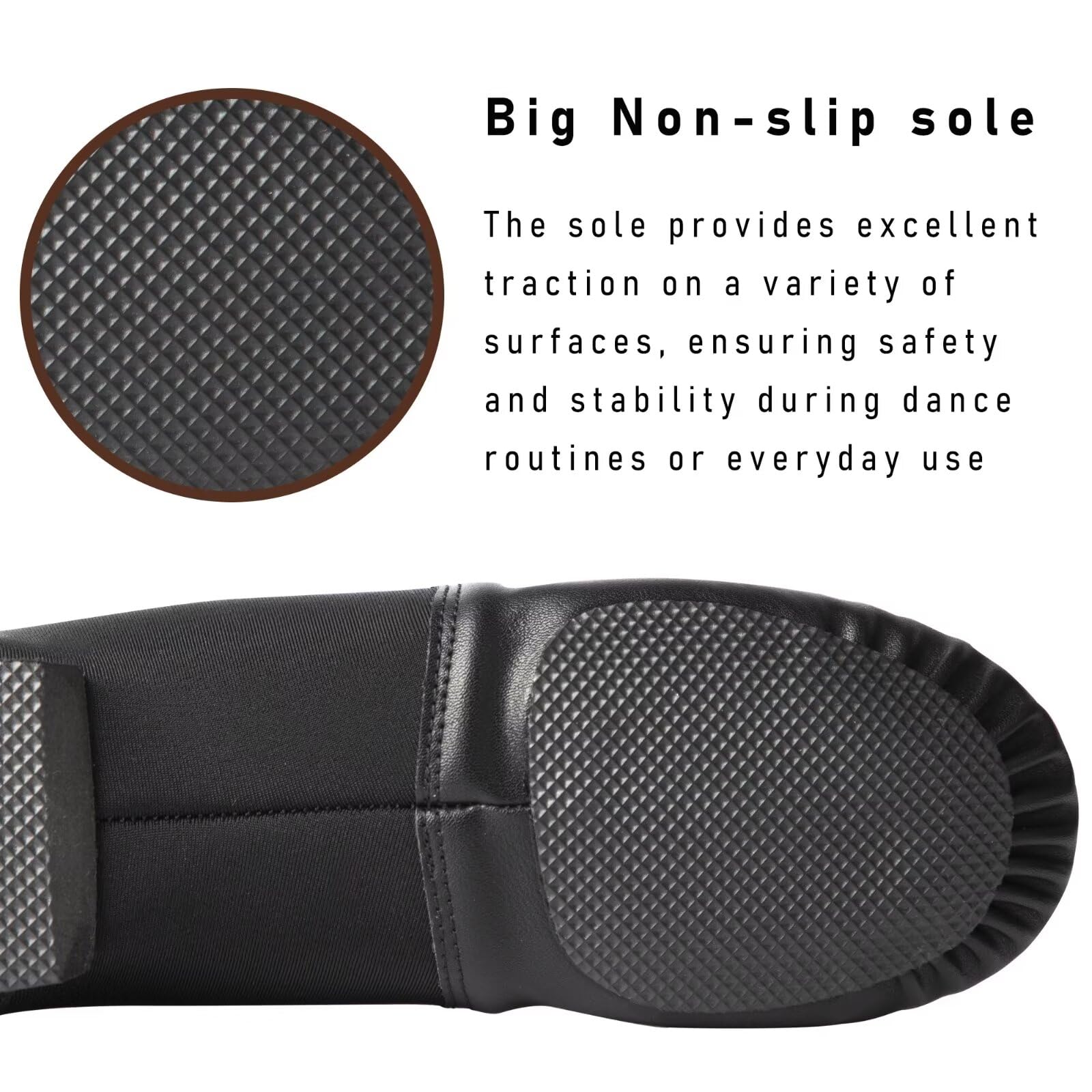 Vegan Leather Jazz Shoes for Girls - Soft & Comfortable Dance Slippers for Toddler, Little Kid & Big Kid - Perfect for Ballet, Jazz Dance & Performance