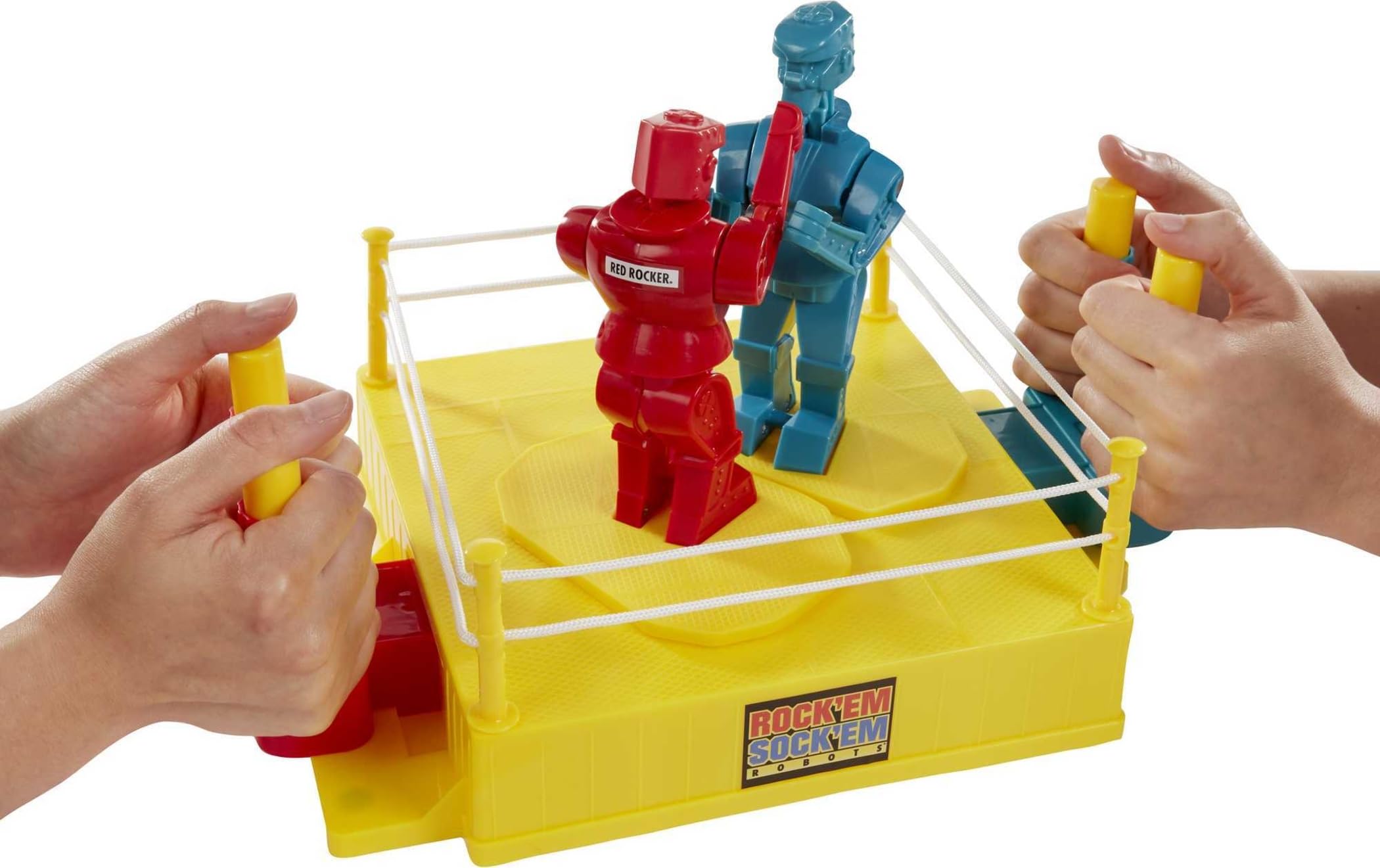 Mattel Games Rock 'Em Sock 'Em Robots - Classic Boxing Battle Game for Kids & Adults | Fun Family Game Night & Birthday Party Entertainment