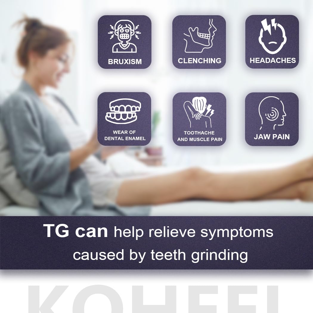 KOHEEL TG Teeth Grinding Mouth Guard for Bruxism - Comfortable & Easy to Use Dental Night Guard for Teeth Clenching - Perfect Fit for Adults (5 Pack) - Ideal for Nighttime Teeth Protection & TMJ Relief