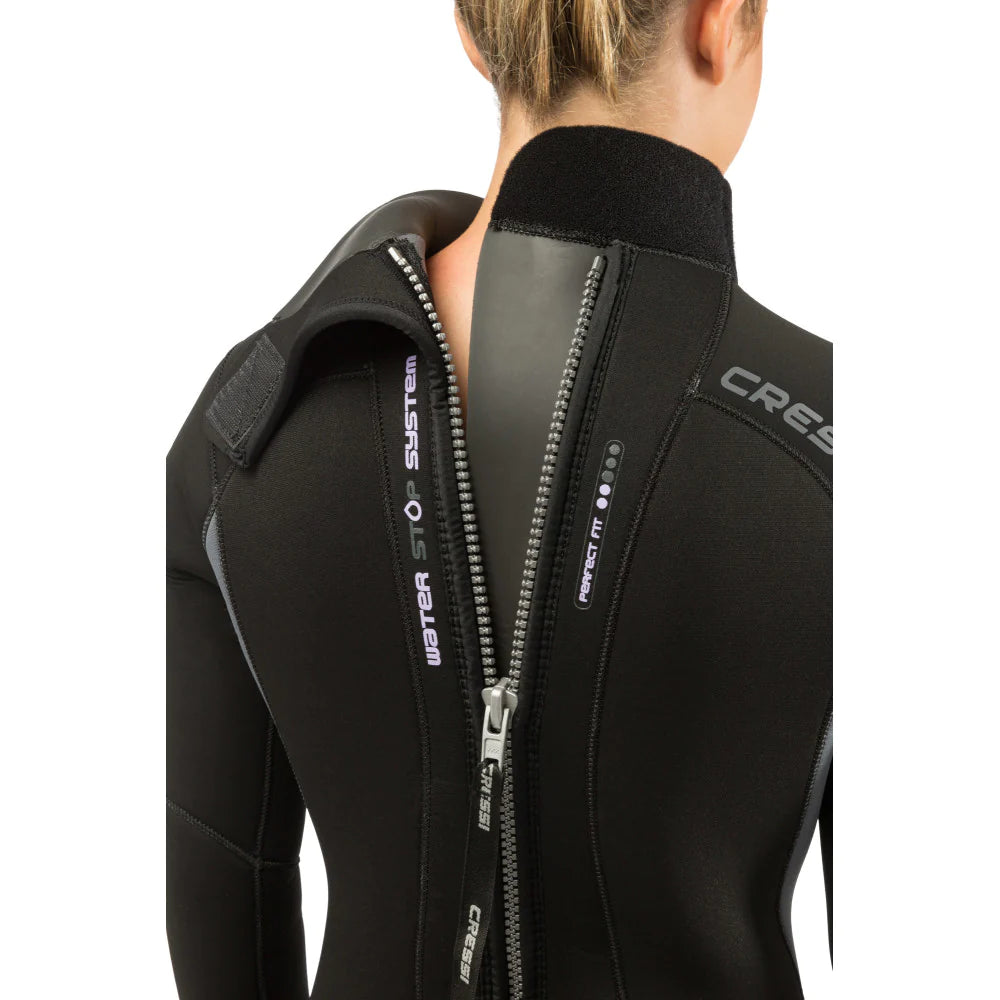 Cressi Fast 7mm Women's Wetsuit - Premium Neoprene Scuba Diving & Snorkeling Gear for Warm Water Adventures