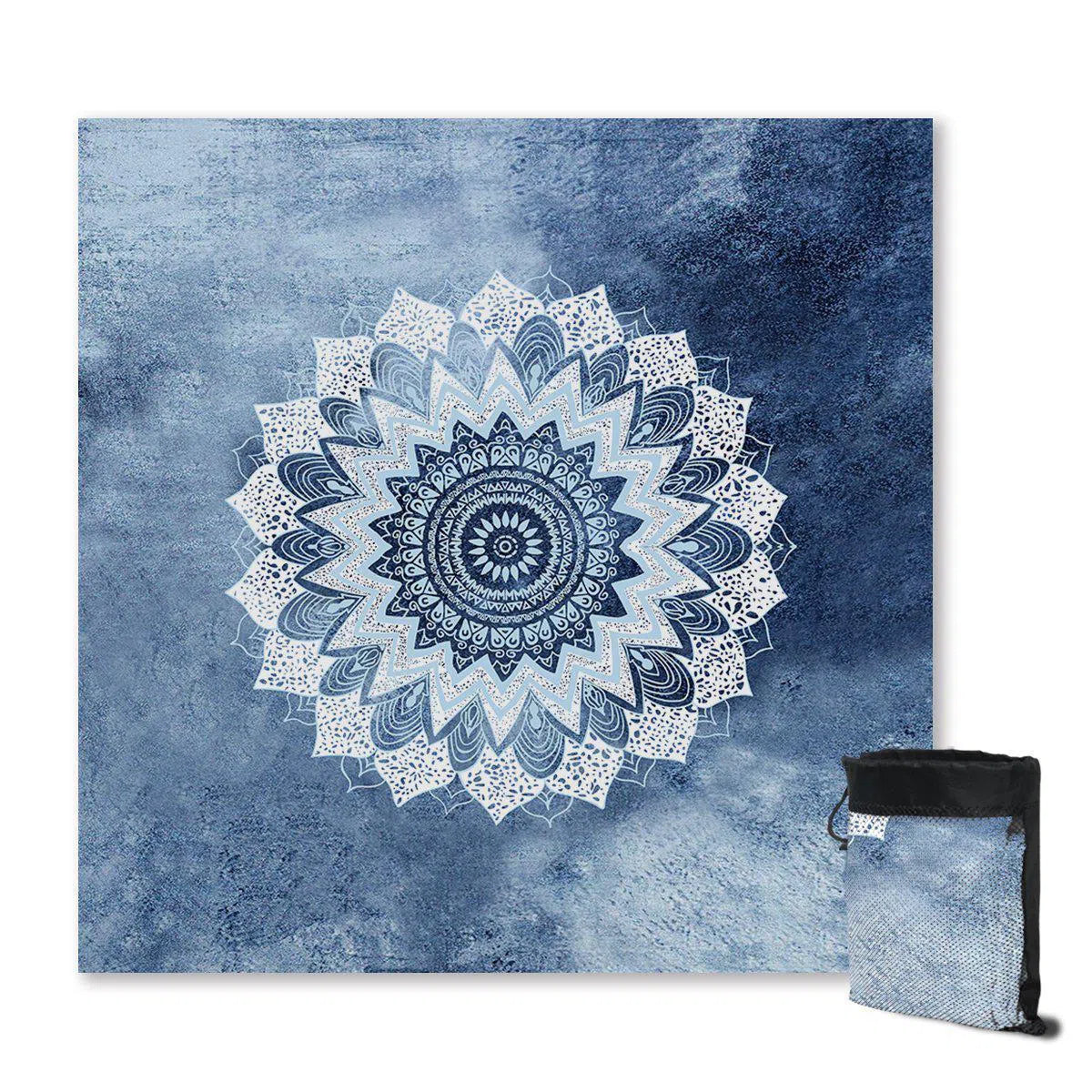 Premium Bali Blue Surf Sand Free Beach Towel - Quick Dry, Lightweight & Sand Resistant for Beach, Pool, Travel & Outdoor Activities