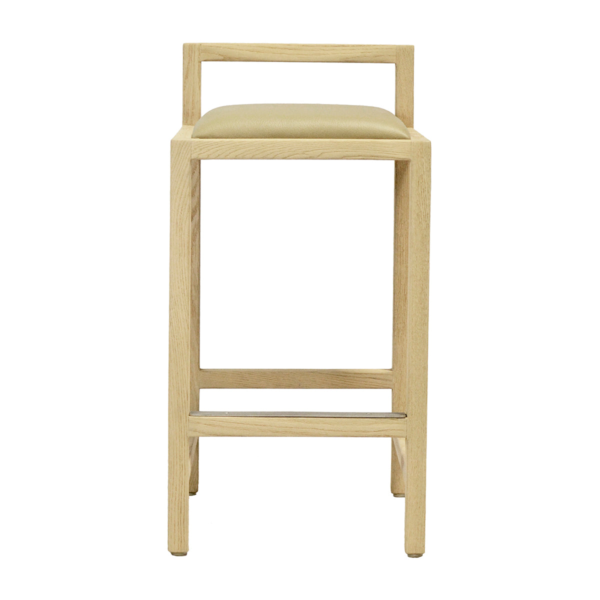Koko Bar Stool - 26 Inch Height Adjustable Counter Stool with Backrest - Modern Kitchen Island & Breakfast Bar Seating for Home & Restaurant Use