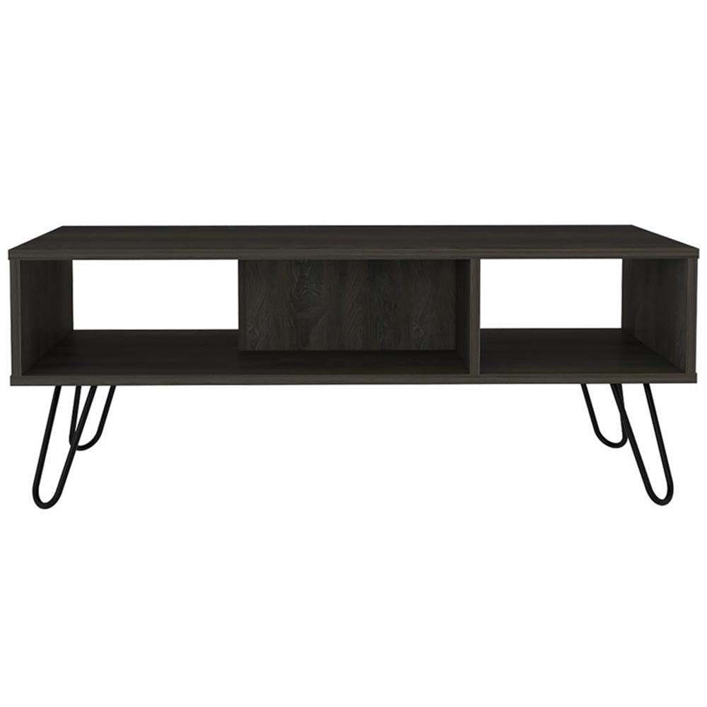 Modern Espresso Engineered Wood Coffee Table - Trent Home Contemporary Living Room Furniture for Small Spaces & Apartments