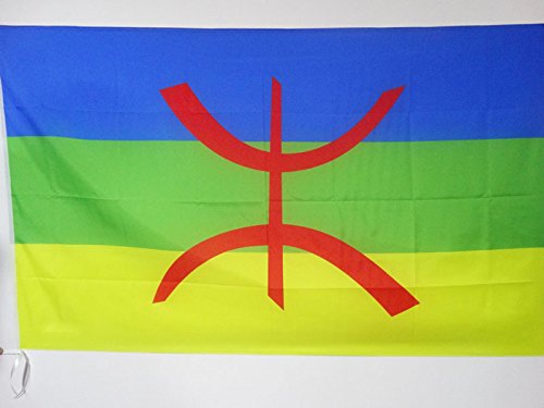AZ FLAG Kabylie Flag 3x5 ft - Berber Kabylia Banner with Hole for Outdoor & Indoor Use