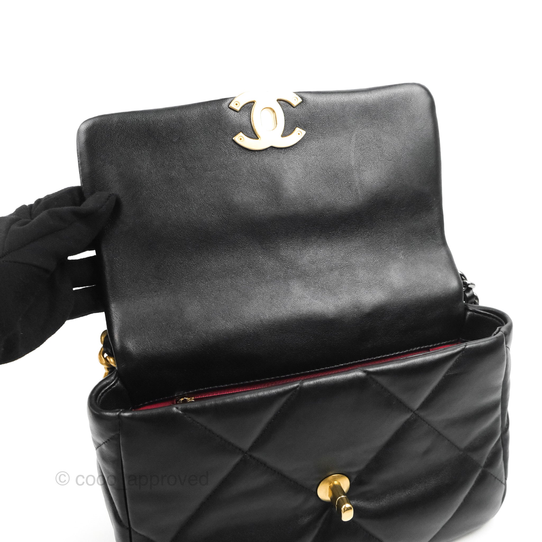 Chanel 19 Small Handbag Black Mixed Hardware - Luxury Designer Crossbody Bag for Women, Perfect for Date Night & Evening Events