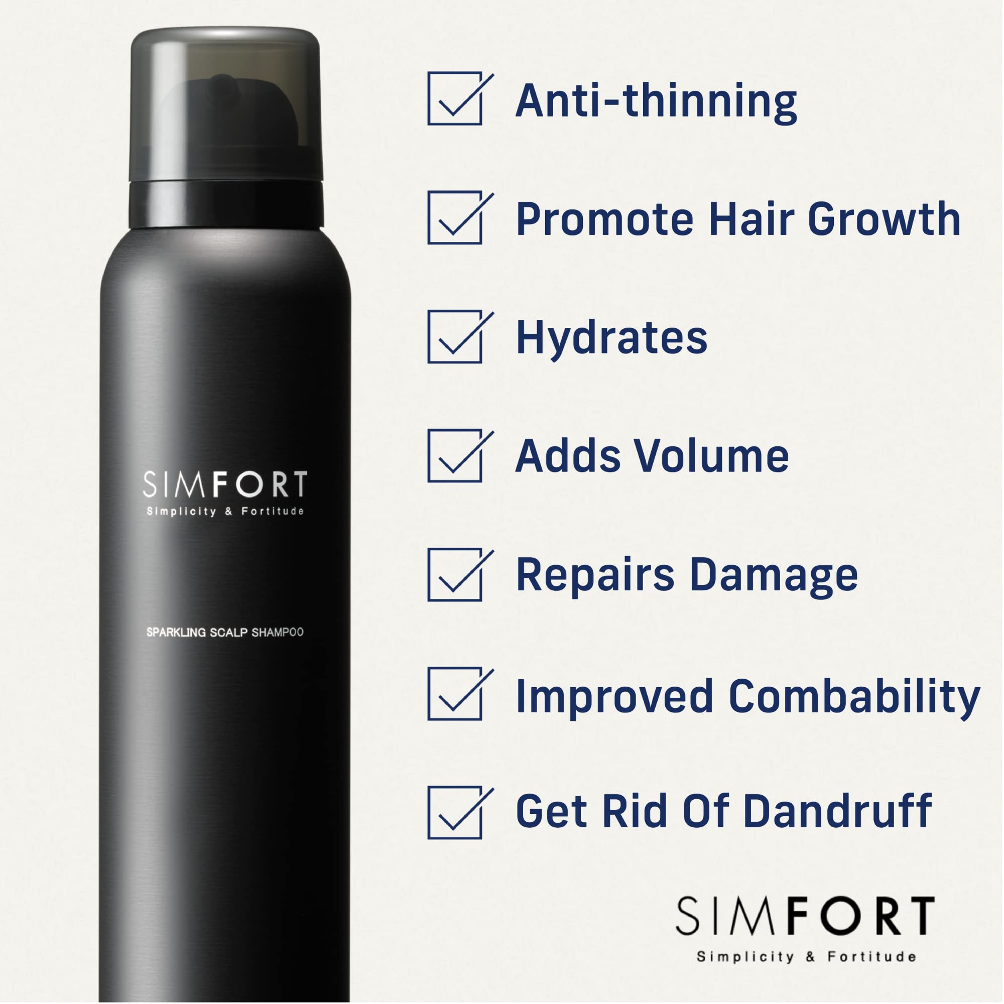 **Natural Carbonated Shampoo & Conditioner Set for Fuller, Thicker Hair - 5.3oz Shampoo & 4.2oz Conditioner - Sulfate-Free, Paraben-Free Hair Growth & Volumizing Treatment for Men & Women - Perfect for Daily Use & Damaged Hair Repair**