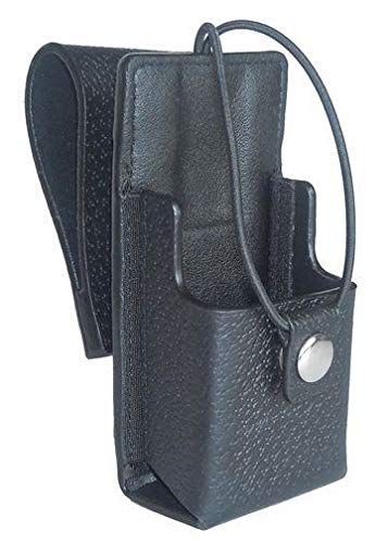 Durable Leather Carry Case for EX9013LI Two-Way Radio with Swivel Belt Loop & Full Display - Perfect for Outdoor Work, Security, and Emergency Communication