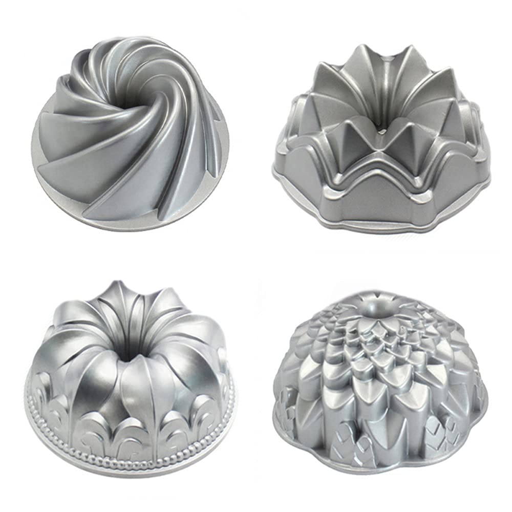 Non-Stick Aluminum Cake Mold - Double-Sided Baking Pan for Cakes, Mousse & Desserts - Perfect for Birthday Parties, Wedding Cakes & Home Baking (EKDSPW)