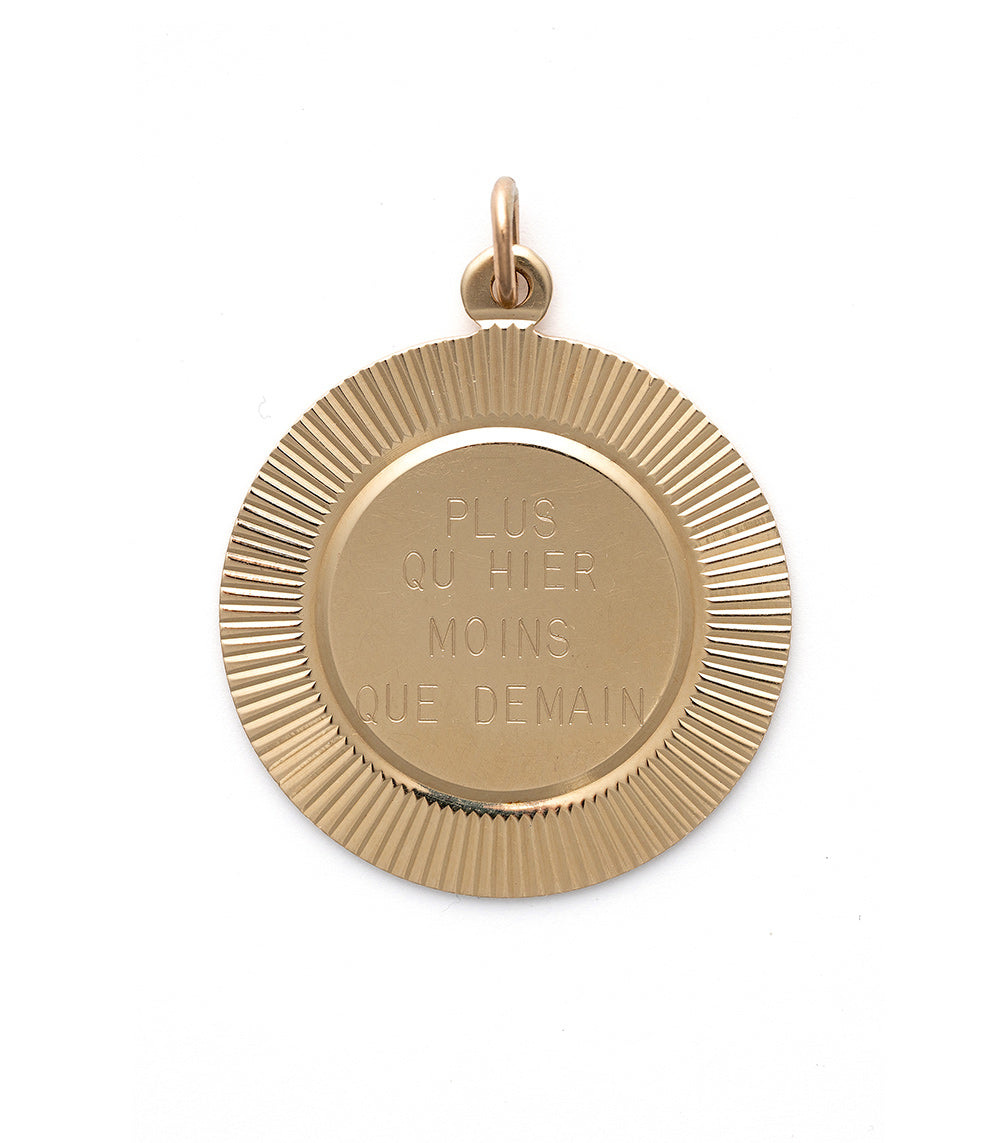 More Than Yesterday Less Than Tomorrow Charm - Inspirational Jewelry for Women, Motivational Gift for Her - Perfect for Daily Wear, Special Occasions & Self-Love Gifts