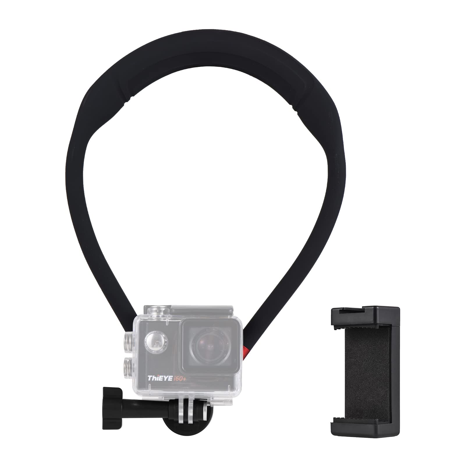 Andoer Sports Camera Neck Mount - Adjustable Chest Harness for Smartphones & Action Cameras - Compatible with GoPro Hero 11/10/9/8 & iPhone 14/13/12/11 - Perfect for Running, Cycling, Hiking & Outdoor Adventures