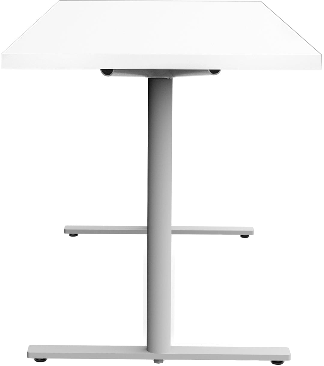 Safco JURNI 60 x 24 Inch Multi-Purpose Table with T-Leg Base and Glides - Perfect for Office, Classroom, Conference Room, and Home Use [JN6024NFXTGL]
