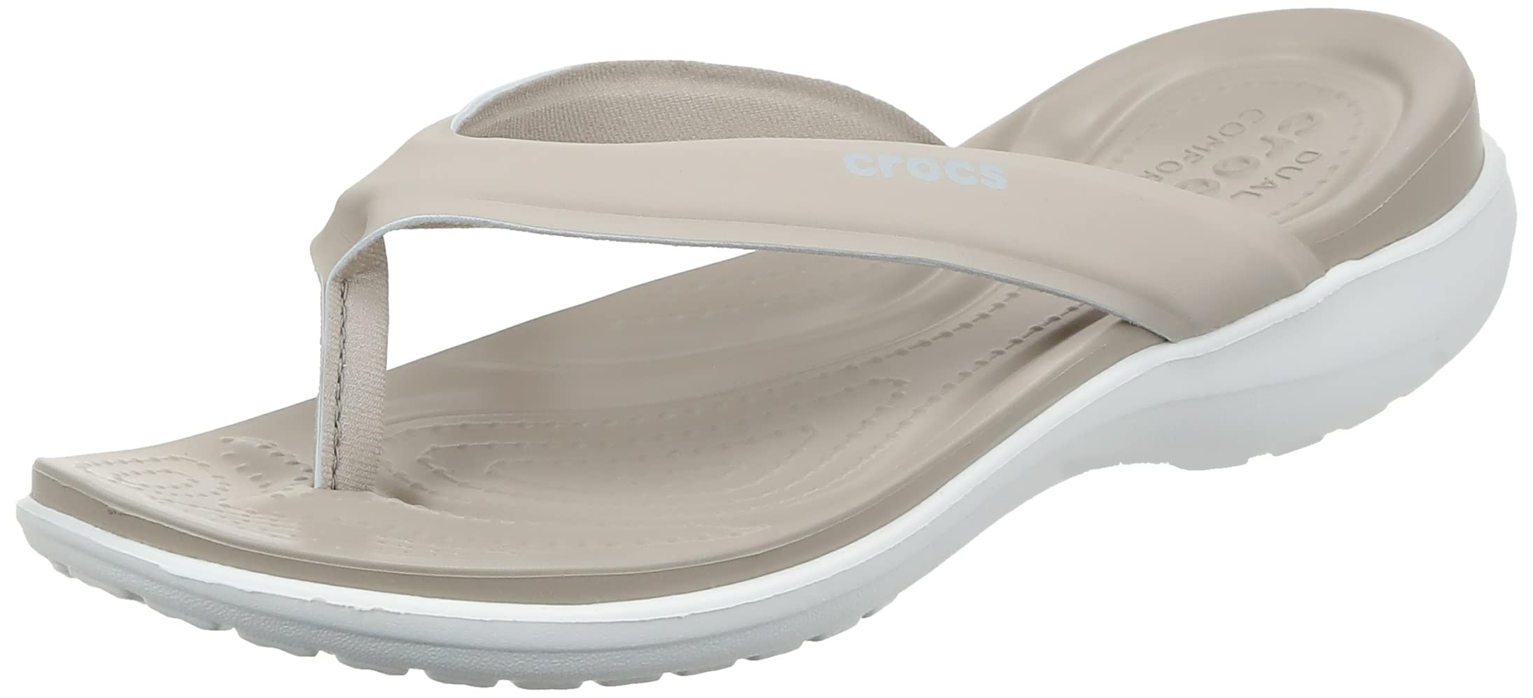 Crocs Women's Capri V Sporty Flip Flops - Comfortable Lightweight Sandals for Beach, Pool & Casual Wear | Waterproof Slip-On Shoes for Women