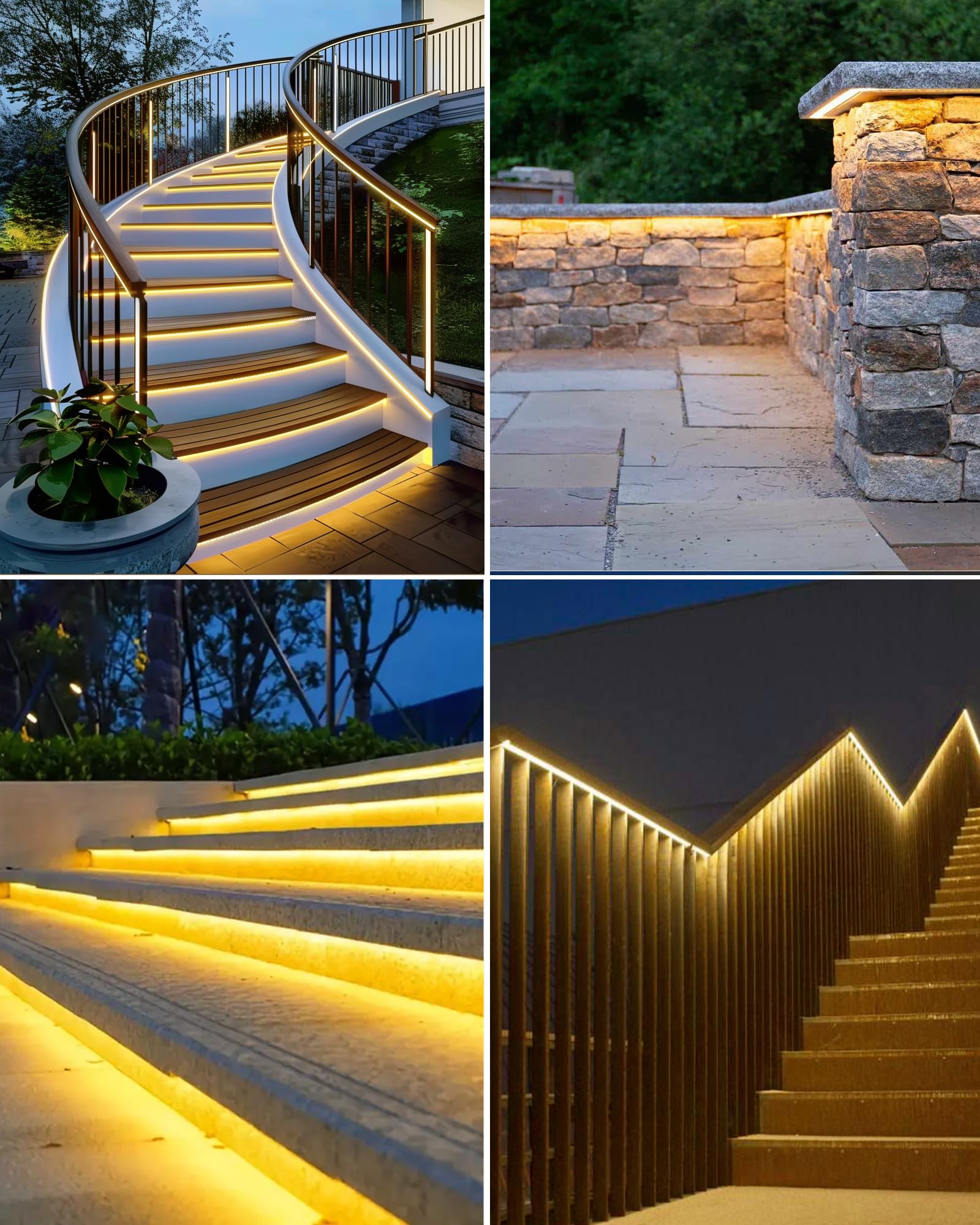 600LED Solar LED Strip Lights Outdoor - 32.8FT Waterproof Solar String Lights with Timer & Remote Control, Auto On/Off - Perfect for Garden, Patio, Deck, Fence, Yard, Stair, Pathway Lighting & Holiday Decor (Warm White)