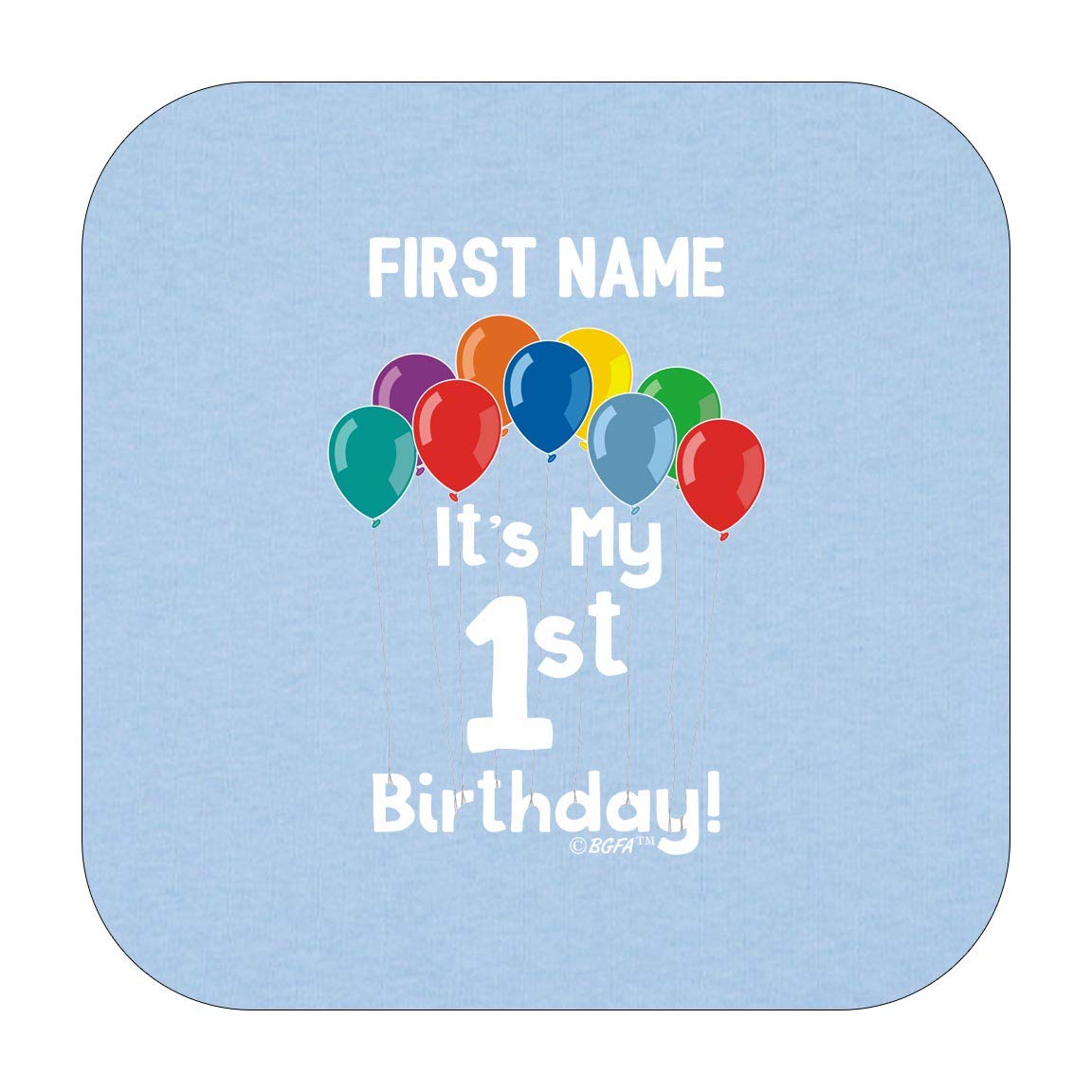 Personalized 1st Birthday Infant T-Shirt - Custom Baby Boy Girl Gift for First Birthday Party, Photo Shoot & Milestone Celebration
