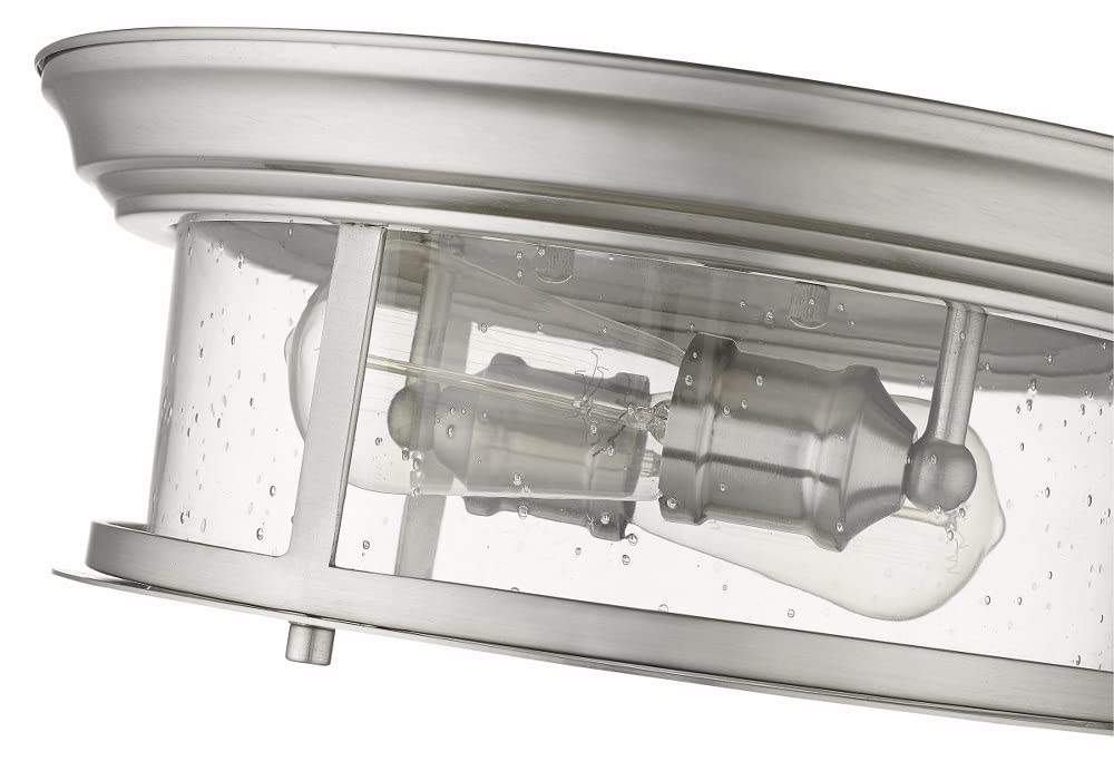 Z-Lite 727F13-HBR 2-Light Flush Mount Ceiling Fixture - 14