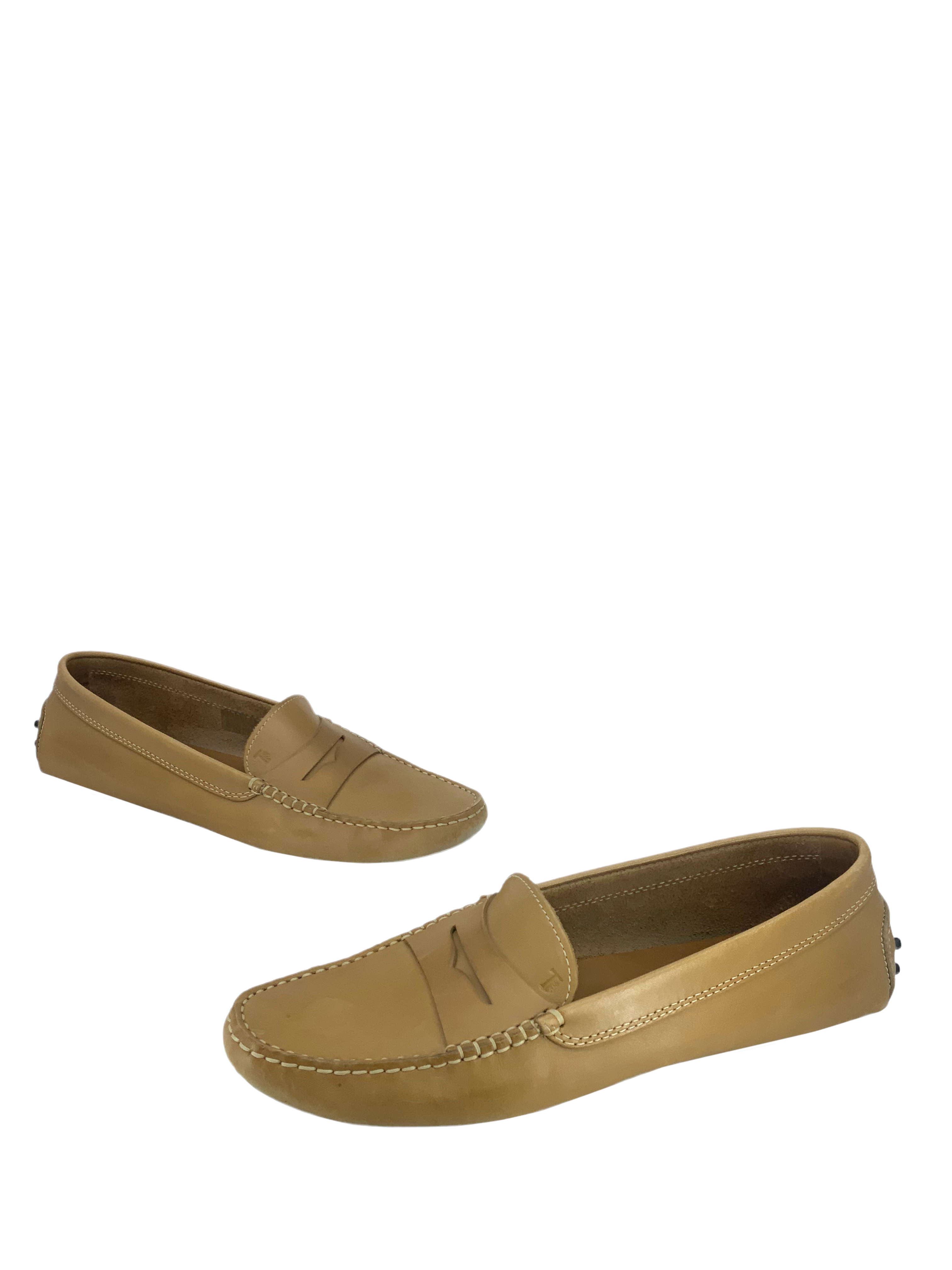 TOD's Gommino Leather Driving Loafers for Men - Size 10 US | Genuine Italian Leather Comfort Shoes | Perfect for Casual Wear, Office & Driving