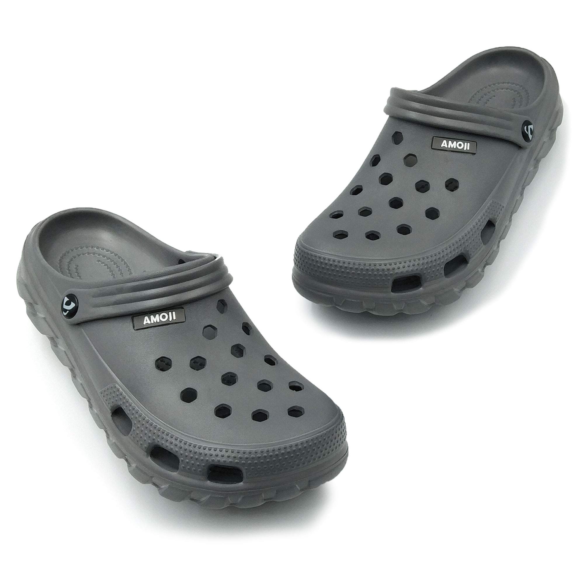 **Amoji Unisex Garden Clogs - Comfortable Slip-Resistant Gardening Shoes AA1521 for Outdoor Work, Yard & Beach**