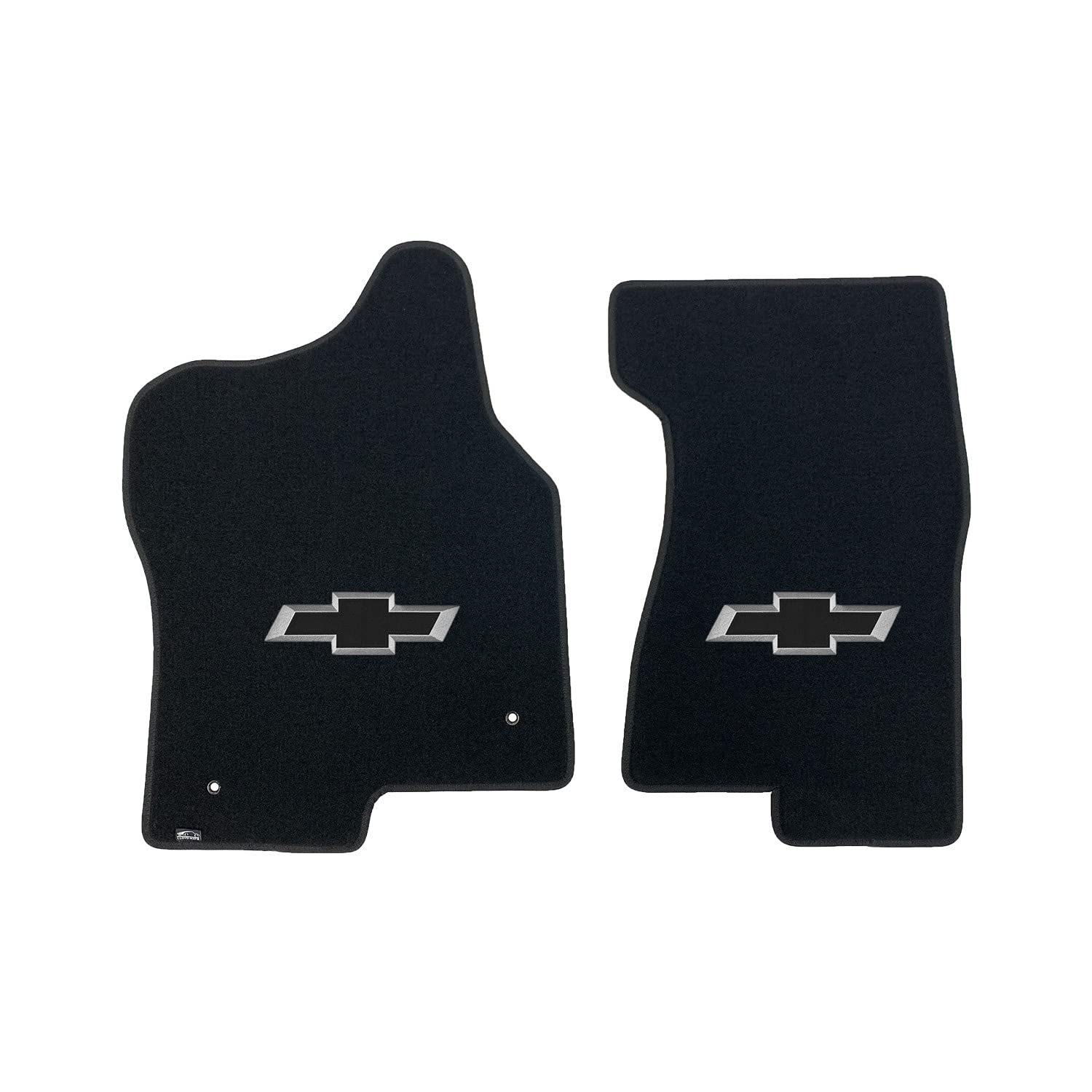 Premium Custom-Fit Carpeted Floor Mats for 2000-2006 Chevy Suburban - Black Bowtie Design (2-Piece Front Set) | Luxury Car Floor Liners for Enhanced Comfort & Protection - Perfect for Daily Commutes, Road Trips & Vehicle Resale Value