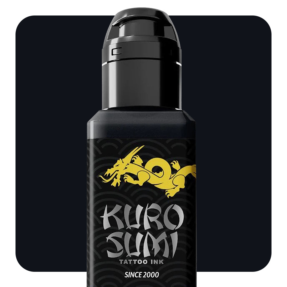 Kuro Sumi Outlining Ink - Professional Tattoo Ink for Precise Lines & Lasting Results | Perfect for Tattoo Artists & Body Art Enthusiasts
