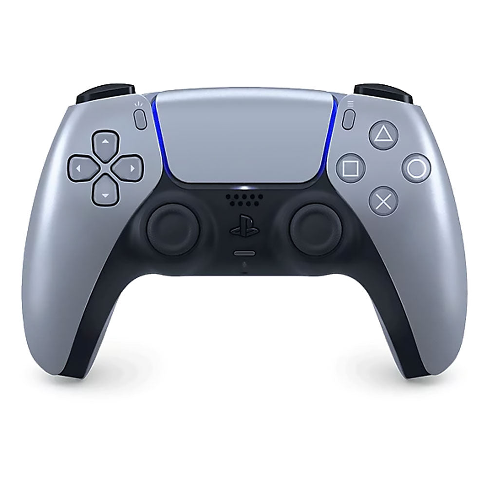 Sony PlayStation 5 PS5 DualSense Wireless Controller - Sterling Silver Edition | Compatible with PS5 Console, Gaming, Streaming & VR
