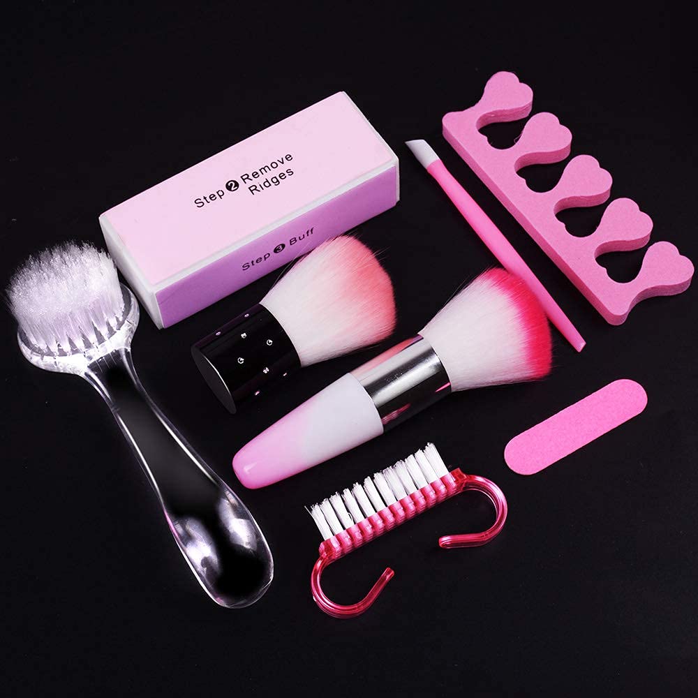 Ubersweet® Professional Manicure & Pedicure Kit - Nail Polishing, Buffing, Filing & Dust Cleaning Tools Set for Salon & Home Use - Perfect for DIY Nail Care & Professional Nail Art