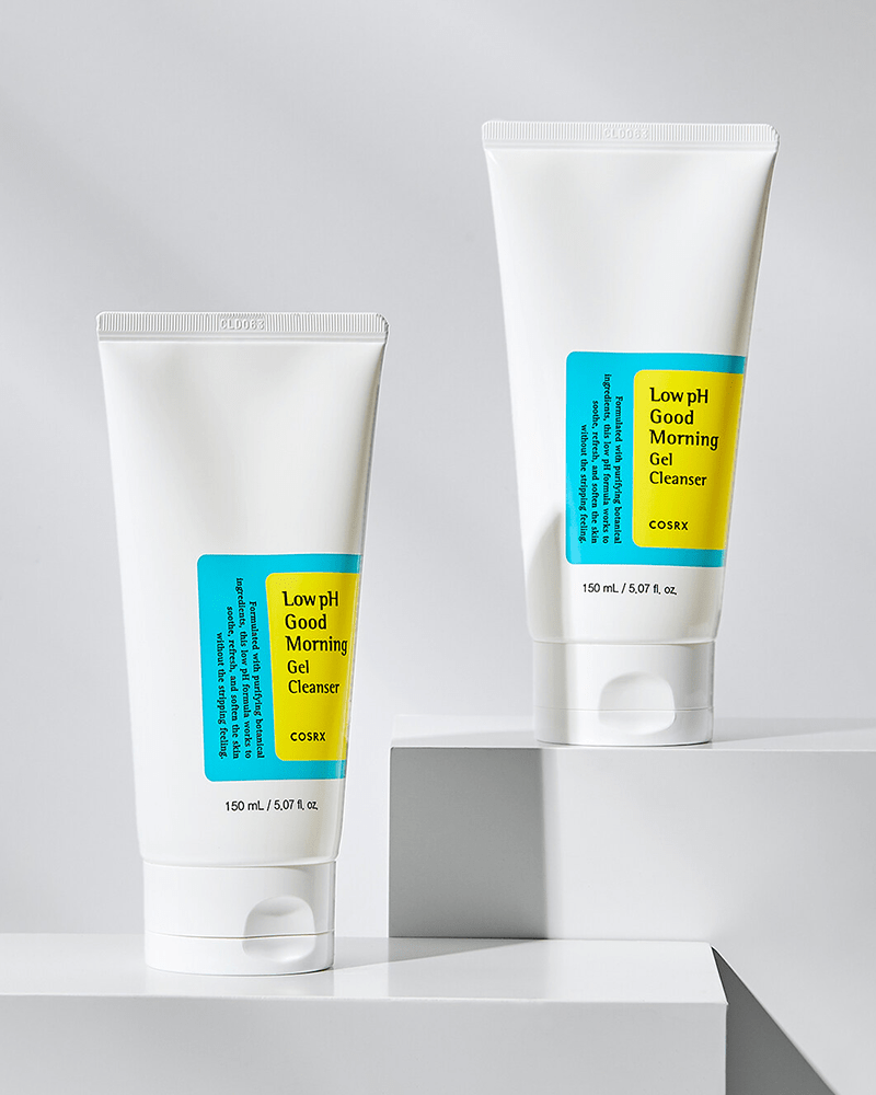 COSRX Low pH Good Morning Gel Cleanser - Gentle Daily Facial Cleanser for Acne-Prone & Sensitive Skin - Perfect for Morning Skincare Routine & Travel