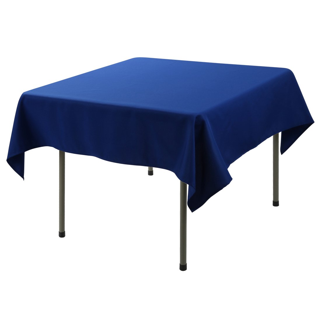 Royal Blue Square Tablecloth 52x52 Inch - Washable Polyester Table Cover for Wedding, Party, Banquet & Restaurant Decor - Perfect for Round or Square Tables - Elegant Dining & Event Decoration