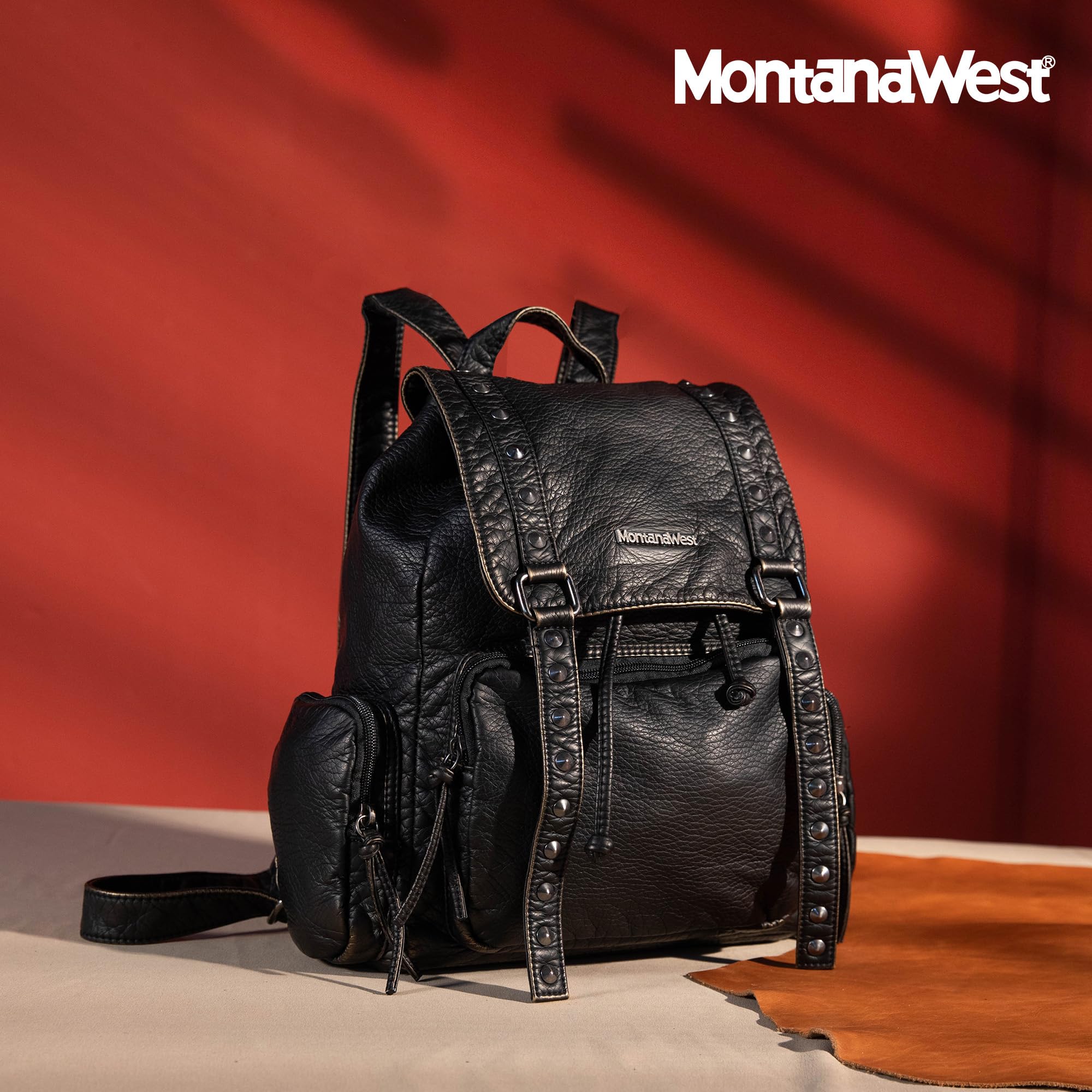 Montana West Women's Leather Backpack Purse - Stylish Travel Daypack for Casual Outings