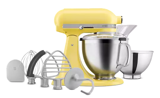 KitchenAid Artisan 5-Quart Stand Mixer with Tilt-Head - 4.7L Capacity - Professional Baking & Mixing - Perfect for Cookies, Cakes, Bread & Buttercream Frosting