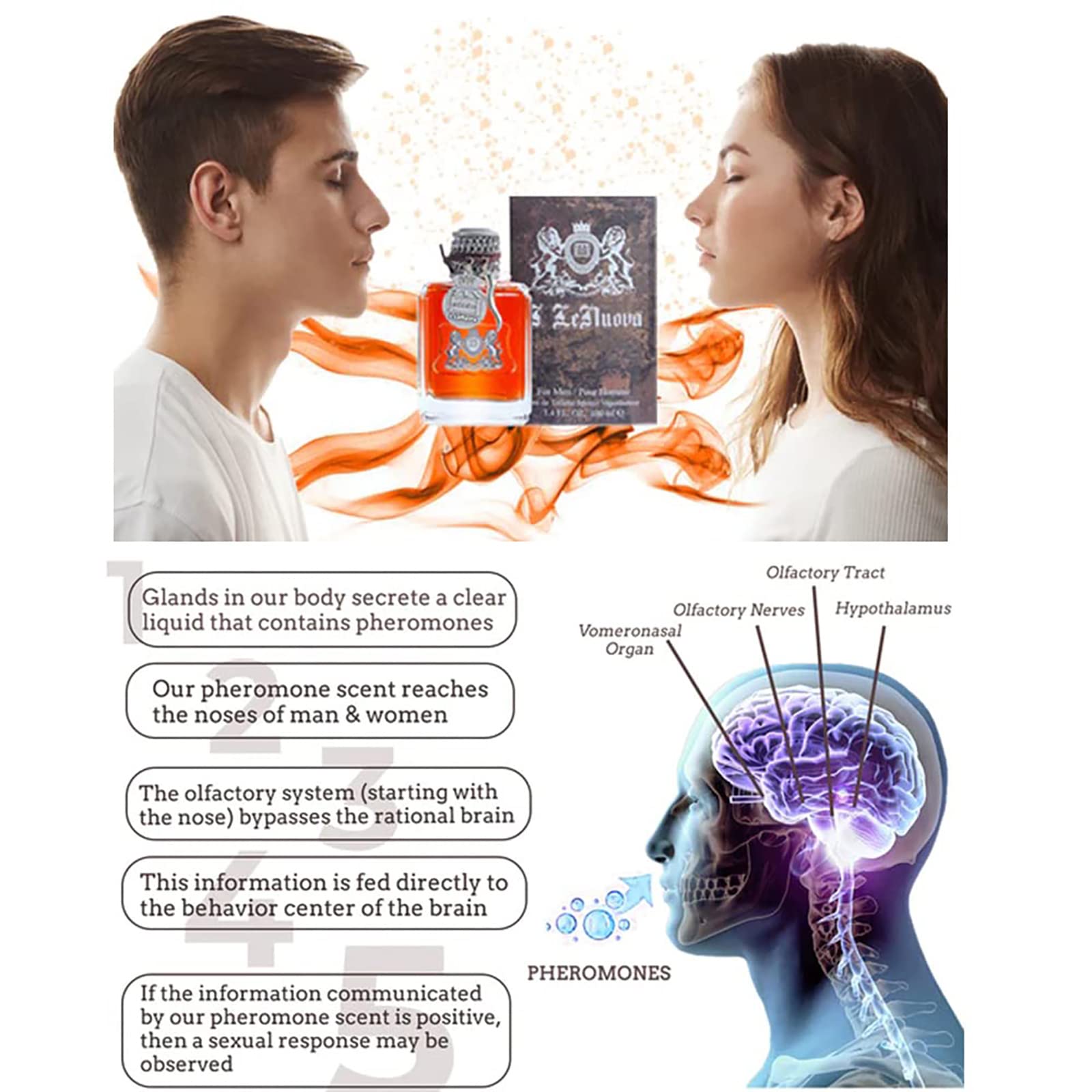 JADOURE Alpha Men Pheromone Cologne - Best Pheromone Perfume for Men to Attract Women | Long-Lasting Scent for Dating, Nightlife & Special Occasions