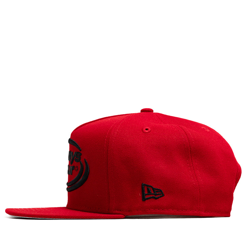 New Era 9FIFTY A-Frame Snapback Cap - Always On Tour Collection - Red Baseball Hat for Men & Women - Perfect for Sports, Streetwear & Casual Outfits