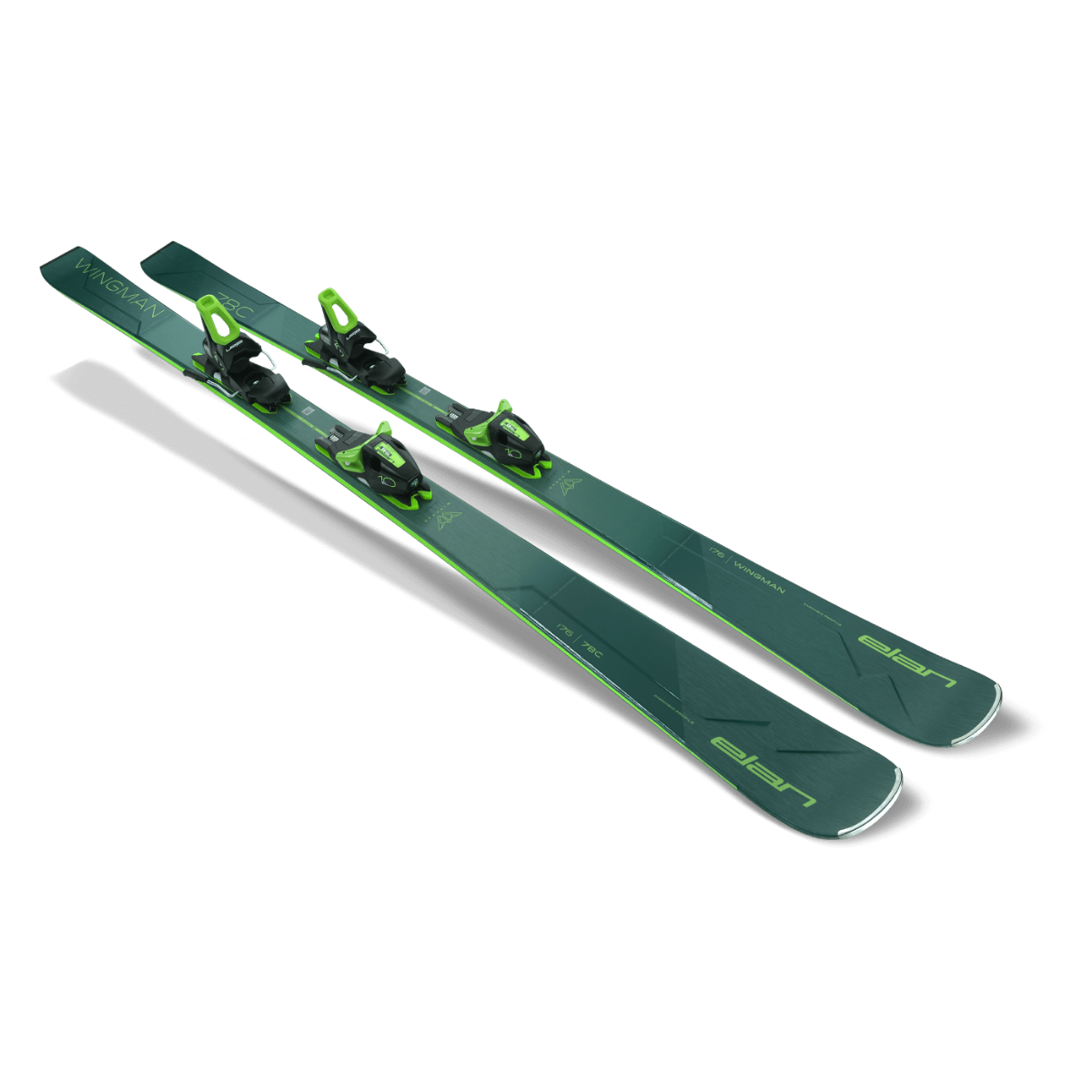 Elan WINGMAN 78 C PS Ski with EL 10.0 DB585418 Bindings 2025 - Perfect for All-Mountain Skiing and Freeride Adventures