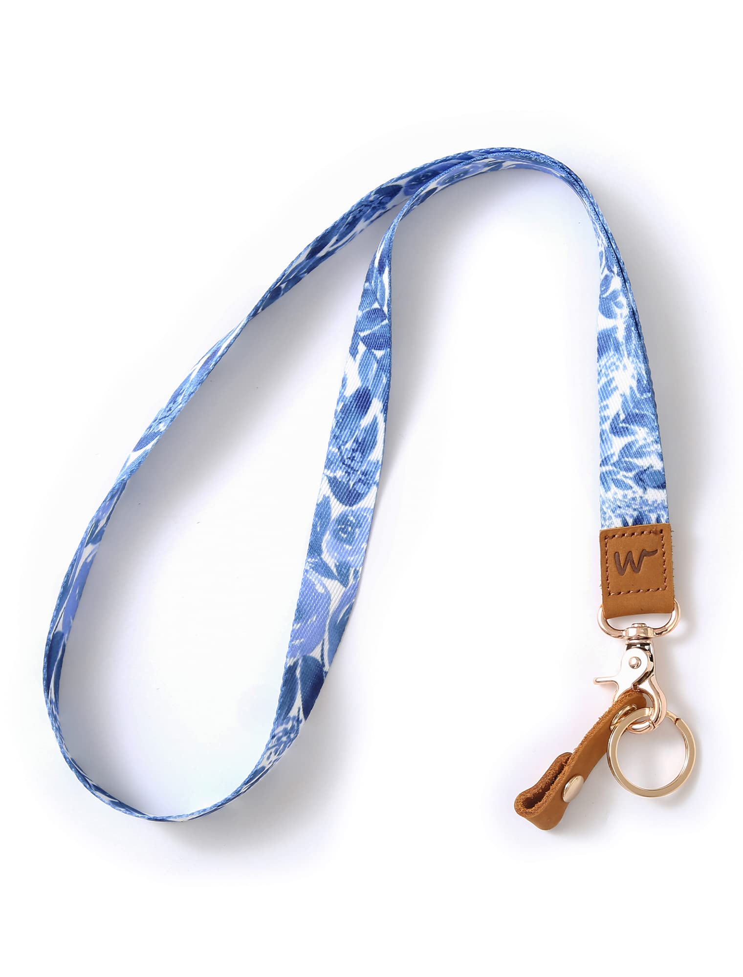Wonderful Flower Lanyards for ID Badges & Keys - Durable Neck Strap with Key Ring for Work & Events