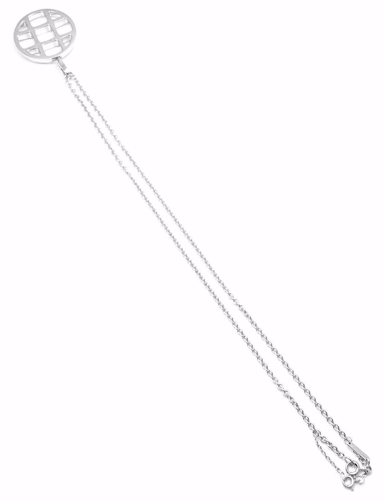 Authentic Cartier 18k White Gold Pasha Large Pendant Chain Necklace for Women - Luxury Gift for Anniversary, Birthday & Special Occasions