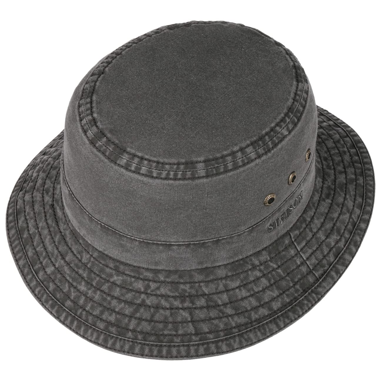 Stetson Reston Bucket Hat for Women & Men - Sun Protection Outdoor Hat for Beach, Hiking & Travel