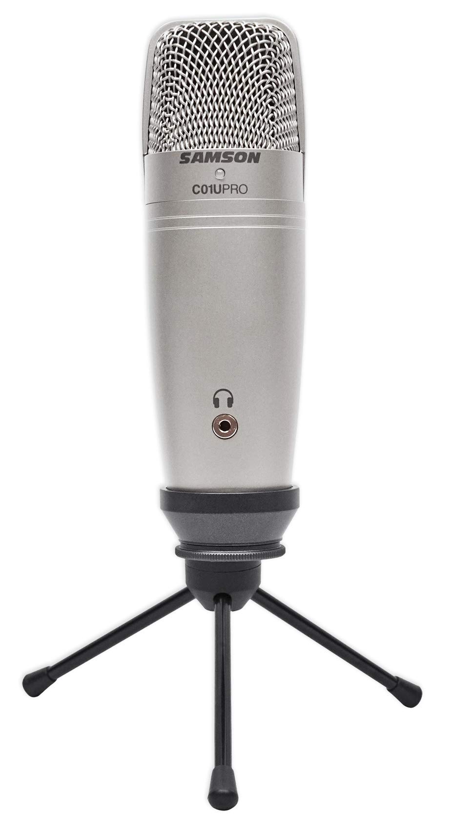Samson C01U Pro USB Studio Condenser Microphone for Podcasting, Streaming, Zoom Meetings & Video Conferencing - Ideal for Home Studio, Gaming & Live Broadcasts