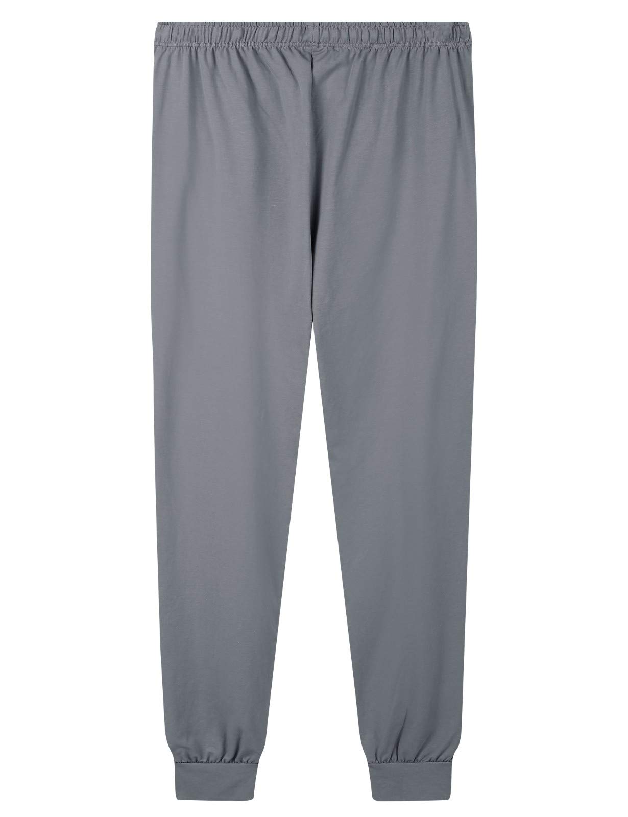 Men's Soft Cotton Pajama Set with Comfortable Jogger Pants - Cozy Sleepwear & Lounge Wear for Relaxing at Home