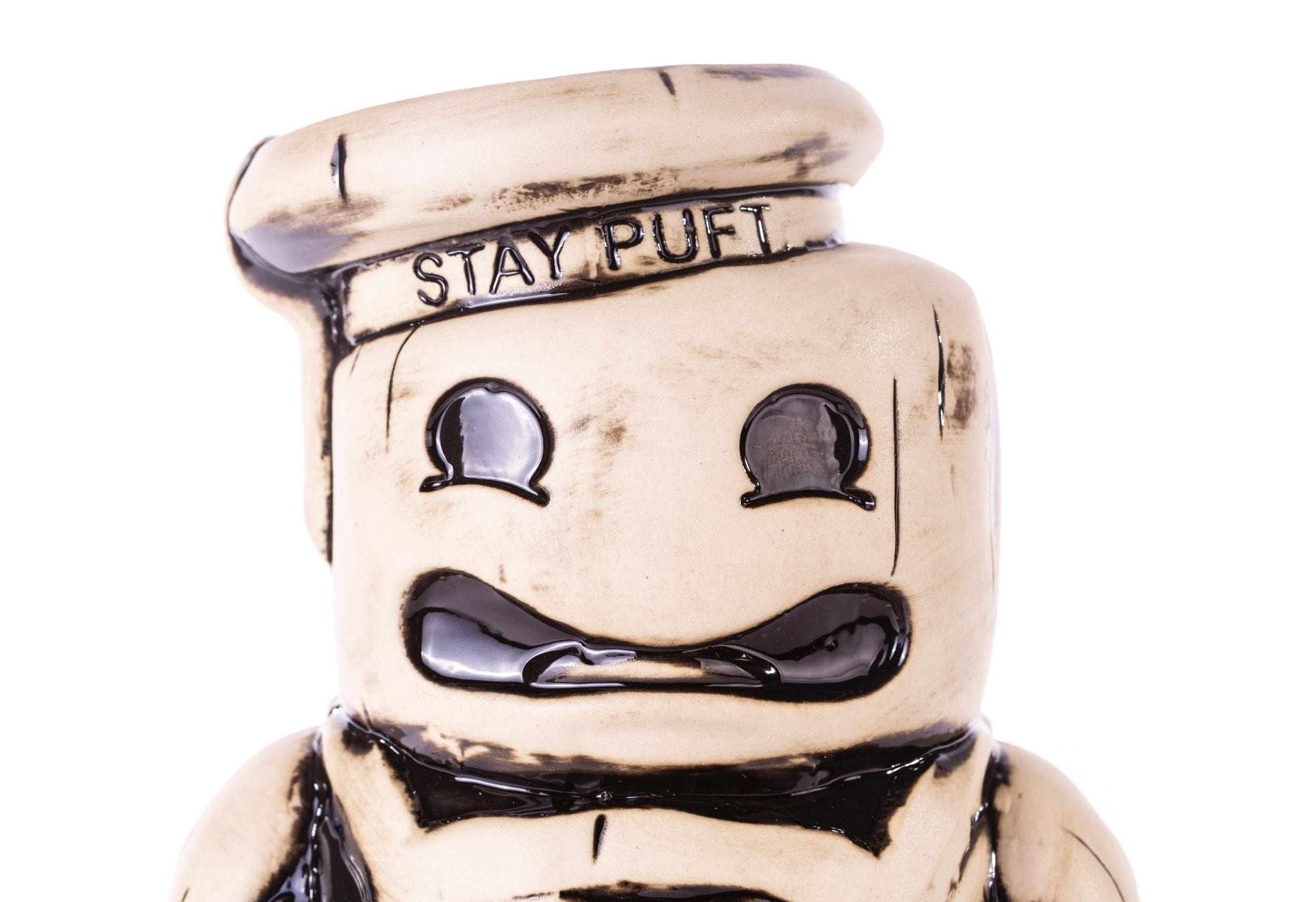 Ghostbusters Stay Puft Marshmallow Man Tiki Mug - Bone Variant Collectible Cup for Movie Fans - Perfect for Halloween Parties, Themed Events & Pop Culture Collectors