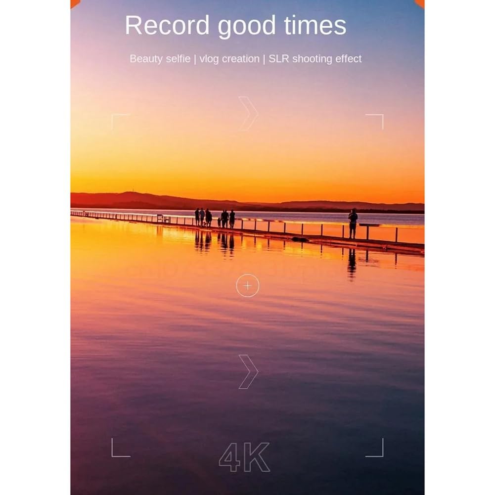 Casstad Digital Camera - HD Retro Vlogging Camera with Selfie Filters, No Card Required, Easy to Use (White) | Perfect for Travel, YouTube Vlogging & Everyday Photography